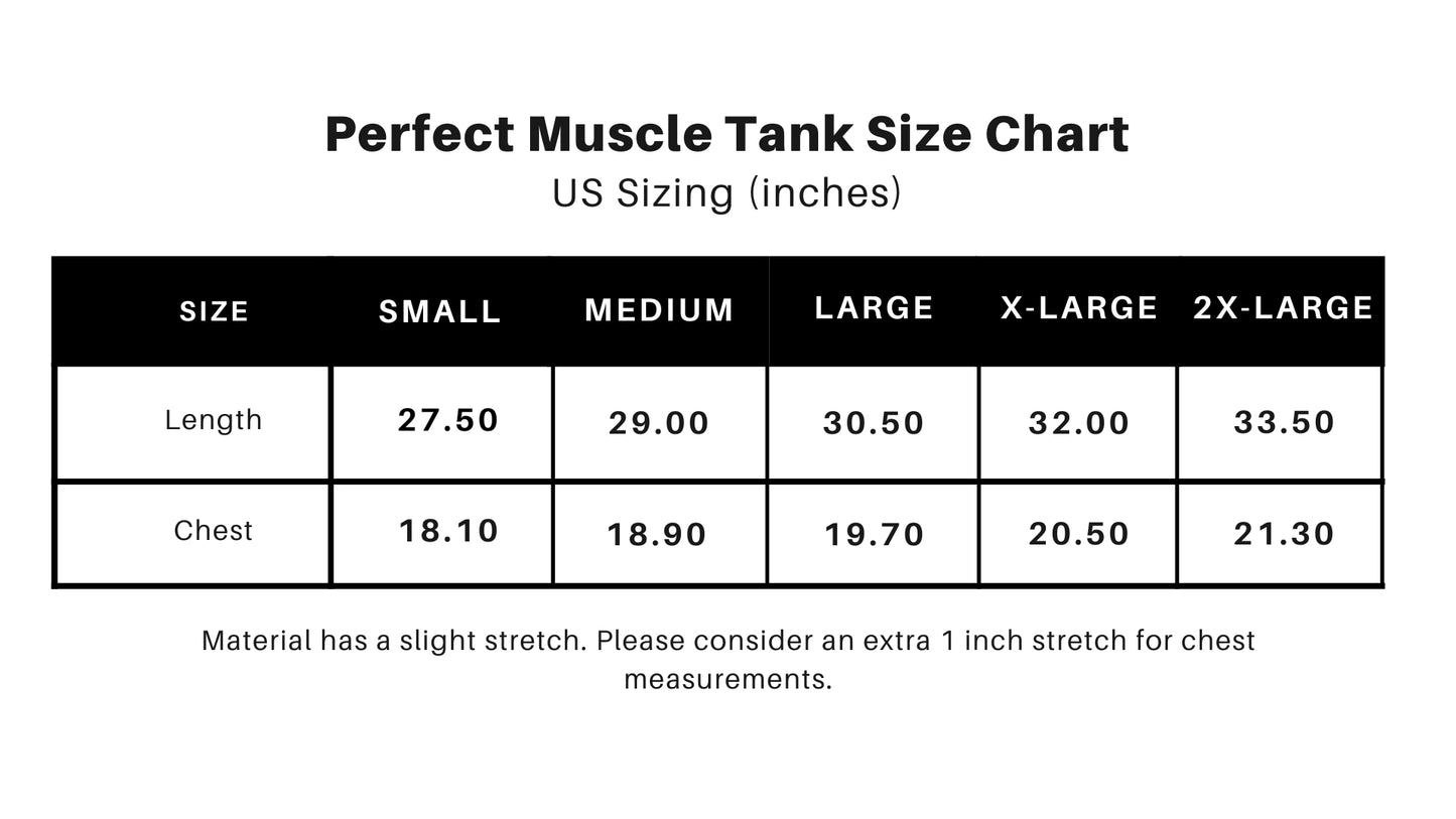 Black Perfect Muscle Tank