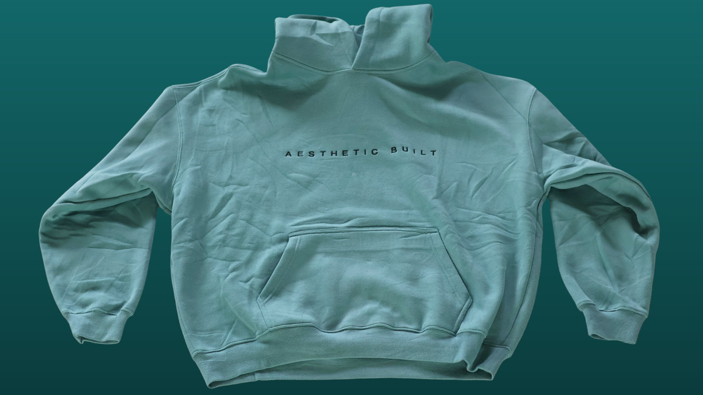 Chalk Green Eternal Pump Oversized Hoodie