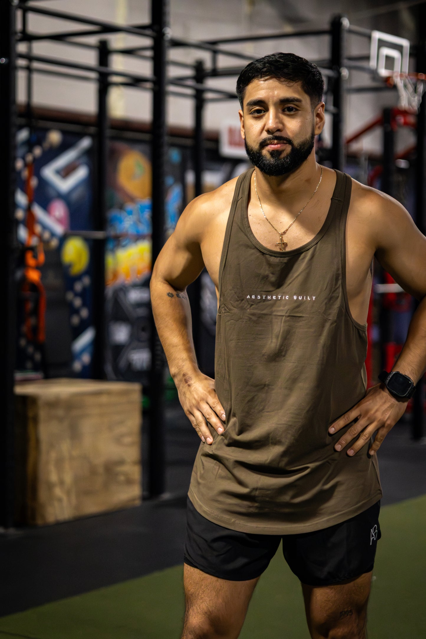 Army Green Perfect Muscle Tank