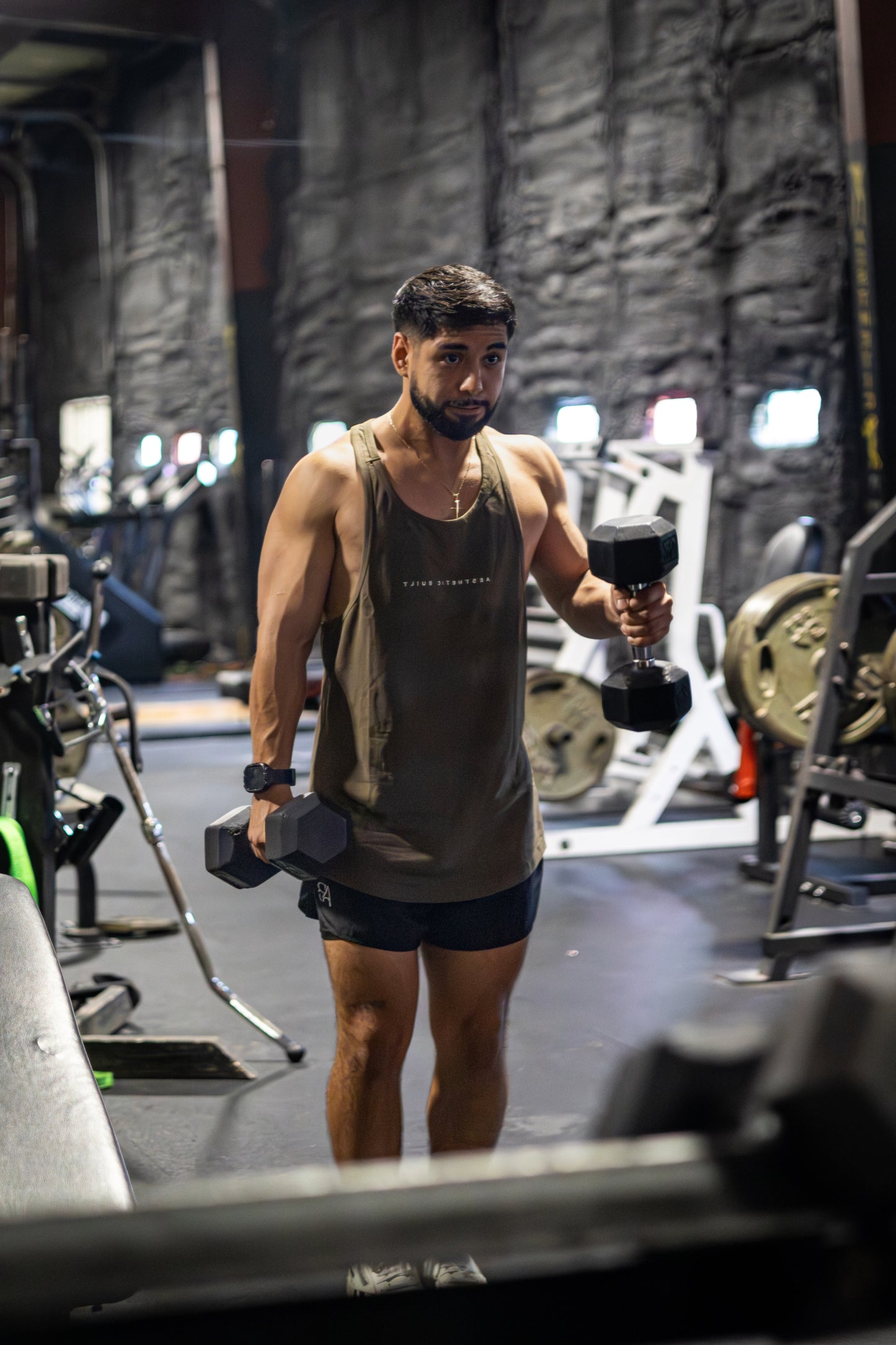 Army Green Perfect Muscle Tank