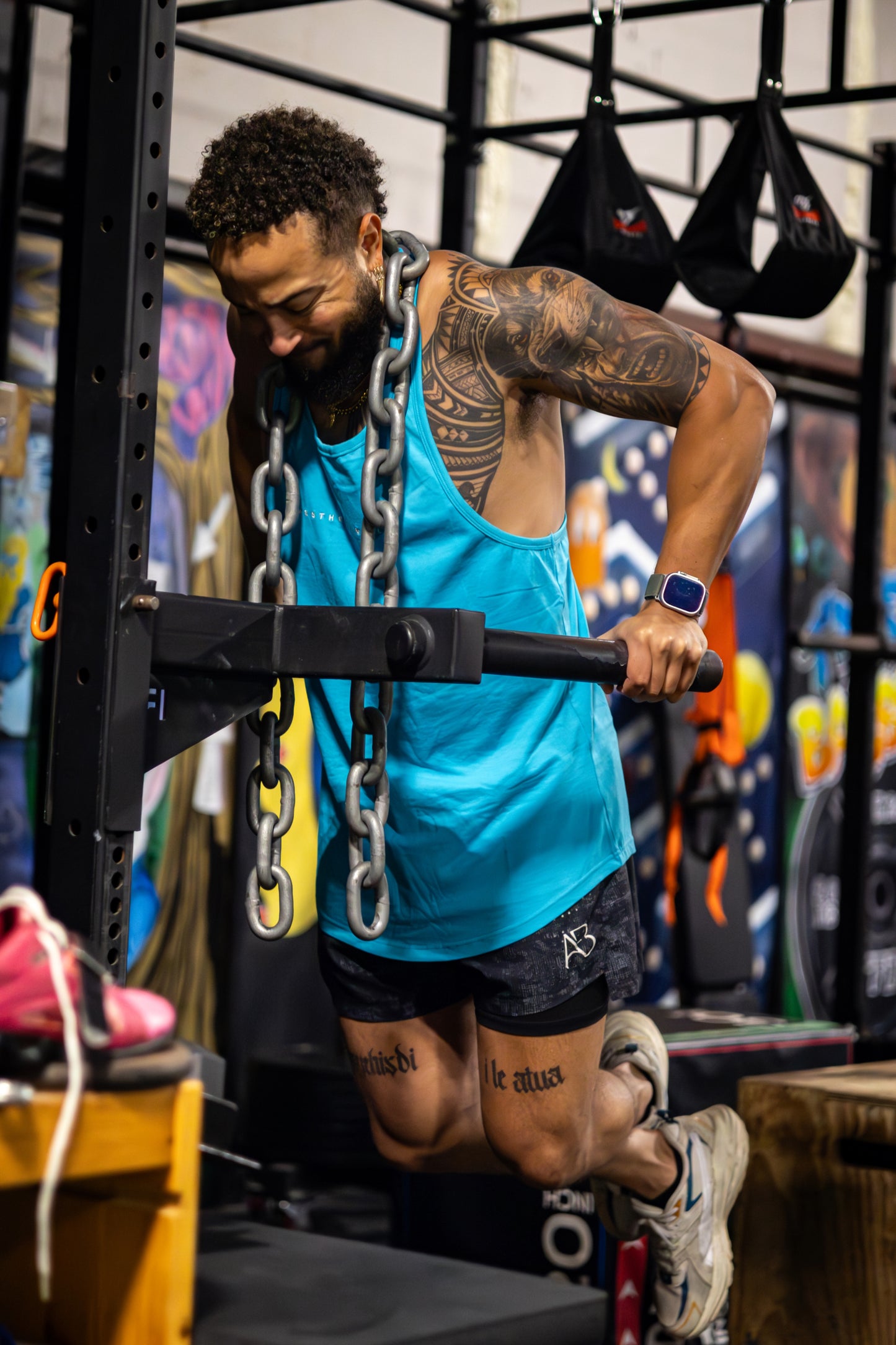 Electric Blue Perfect Muscle Tank