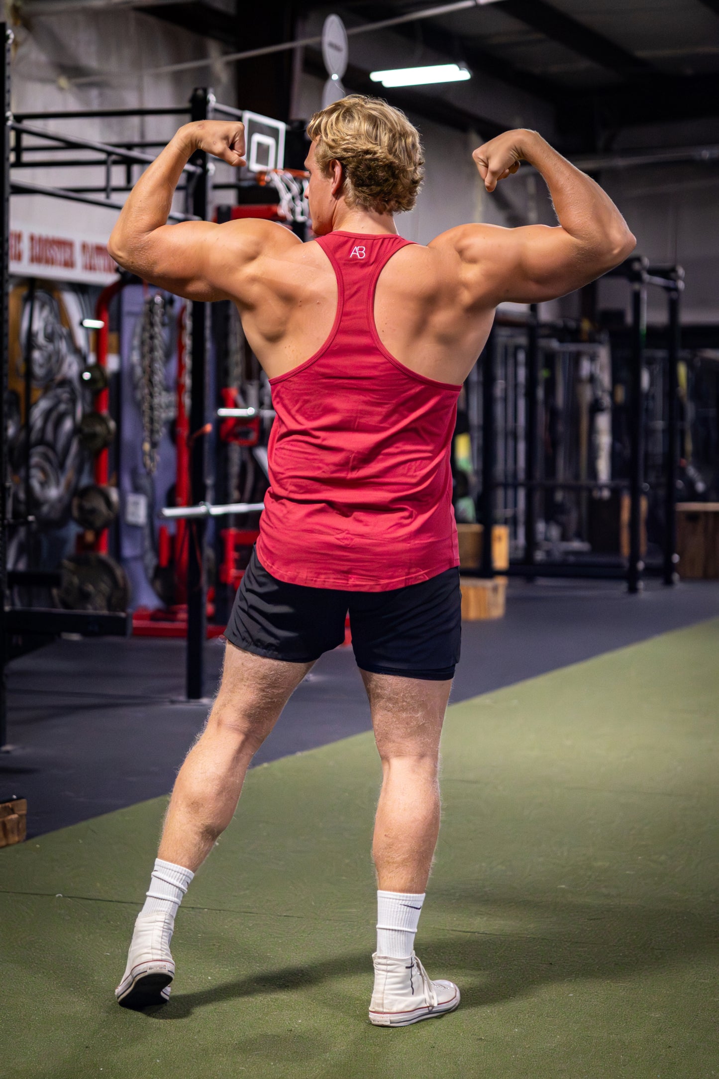 Red Perfect Muscle Tank