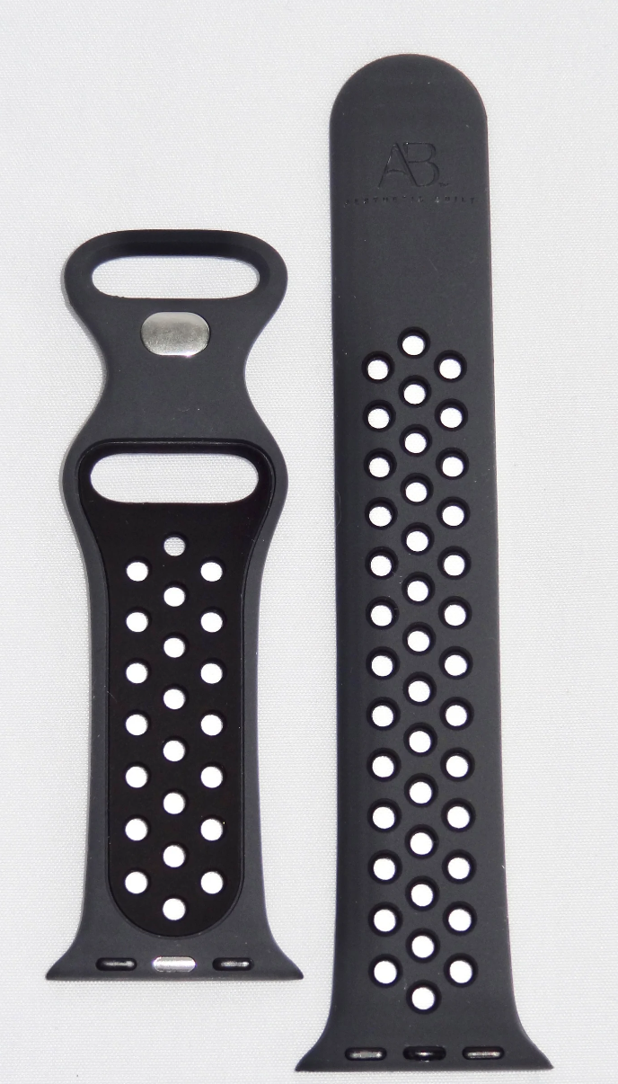 Black Apple Watch Mesh Band
