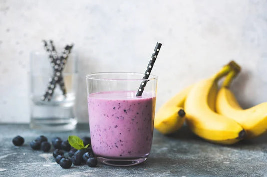 Blueberry Banana Powerhouse Protein Smoothie