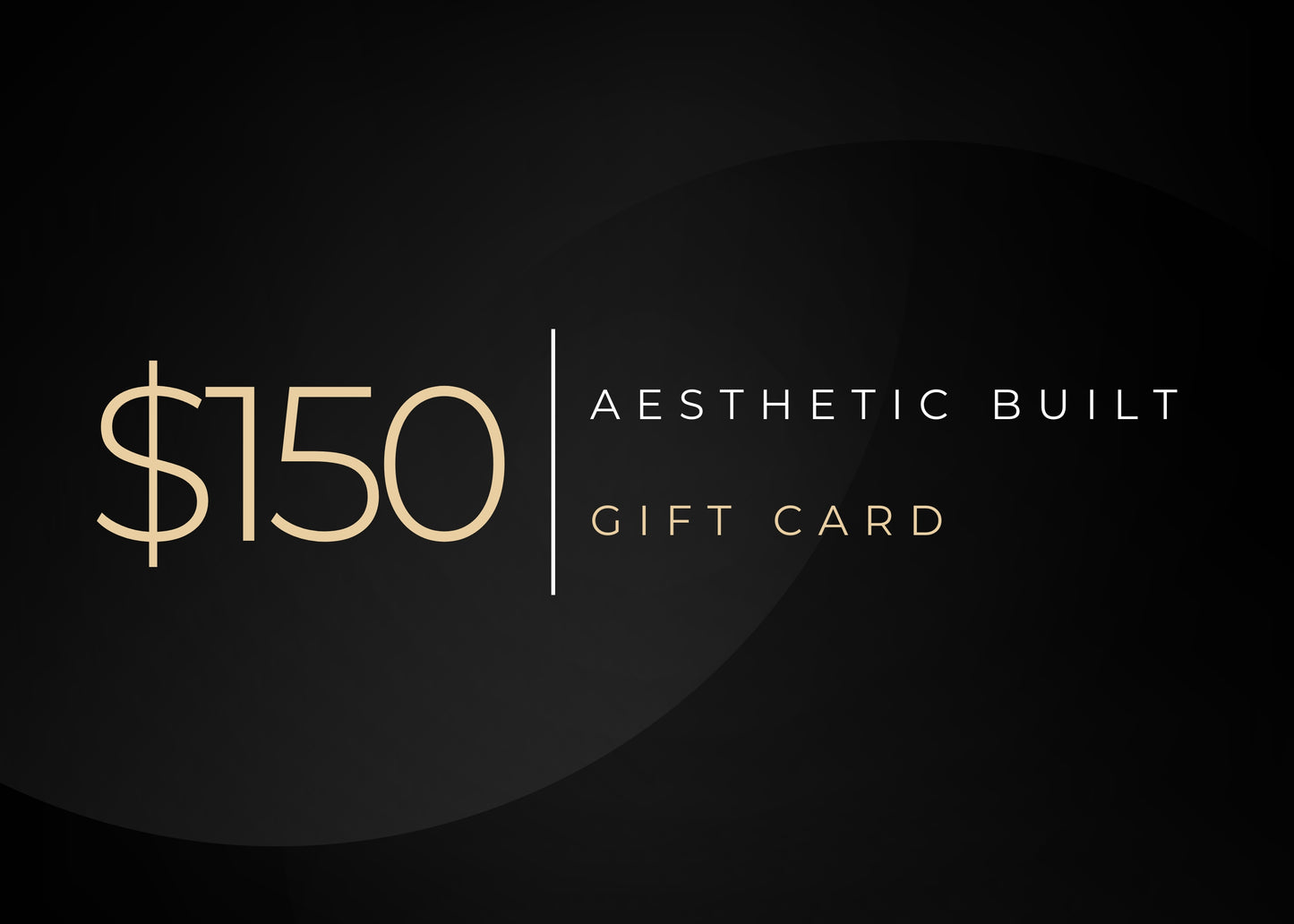 Aesthetic Built Gift Card