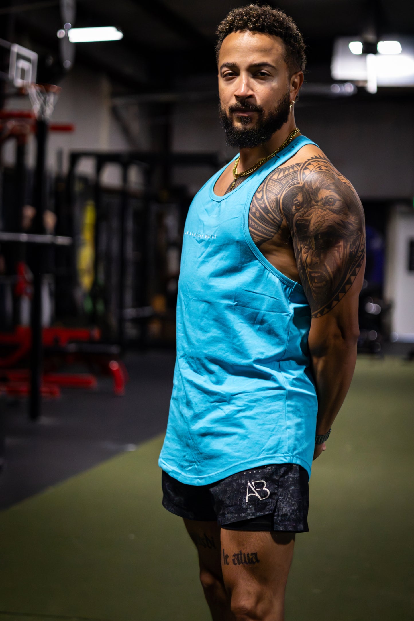 Electric Blue Perfect Muscle Tank