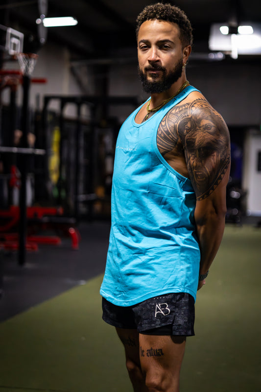 Electric Blue Perfect Muscle Tank