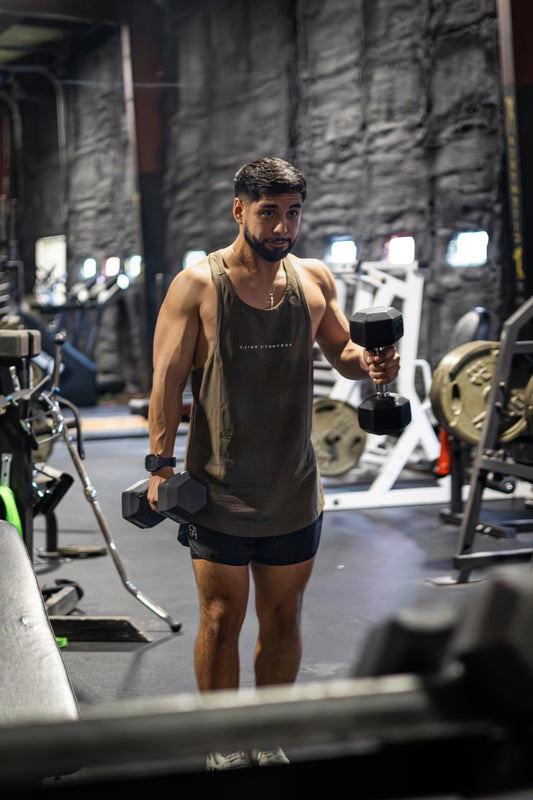 Army Green Perfect Muscle Tank