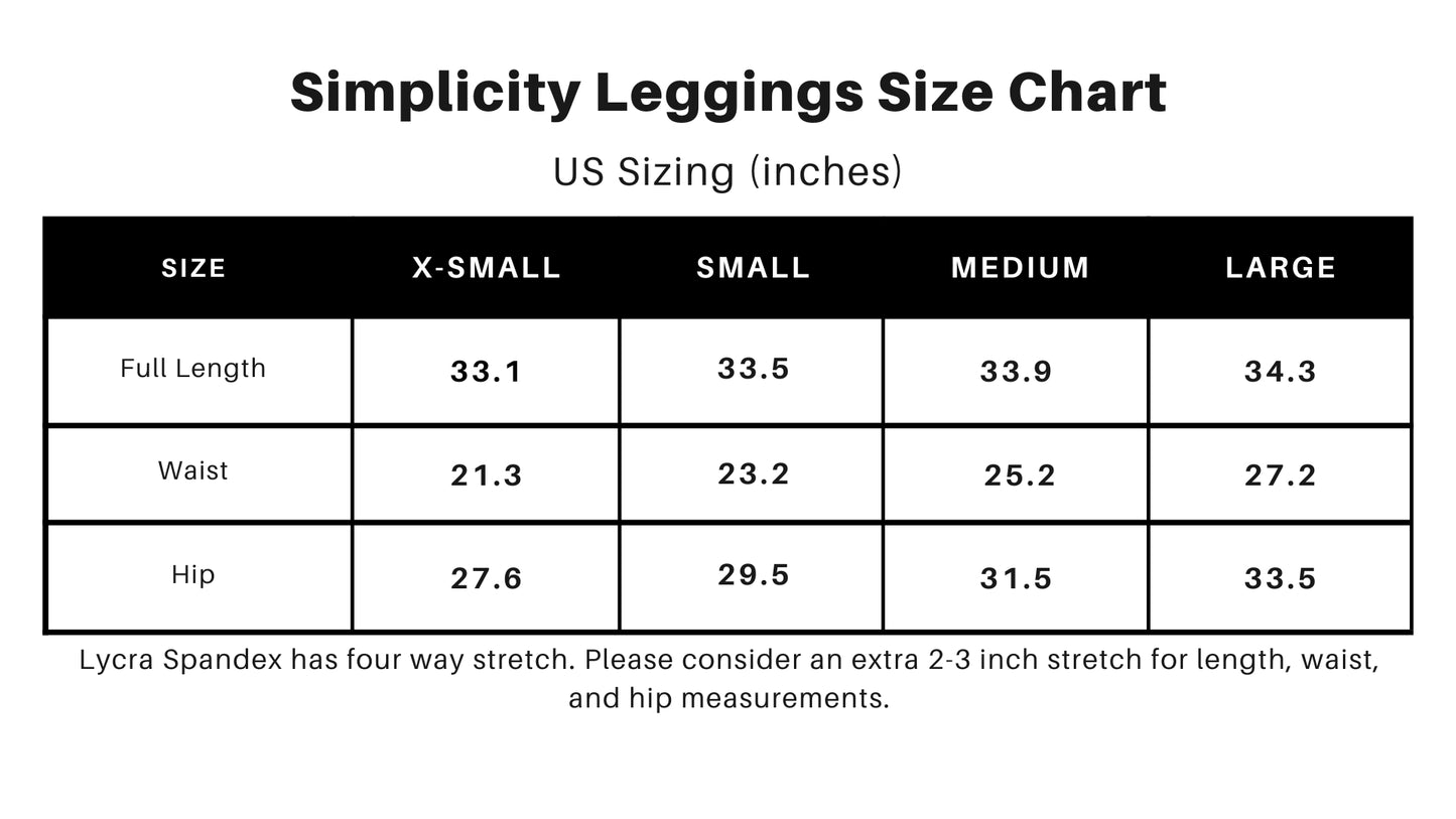 Black Simplicity Leggings – Aesthetic Built