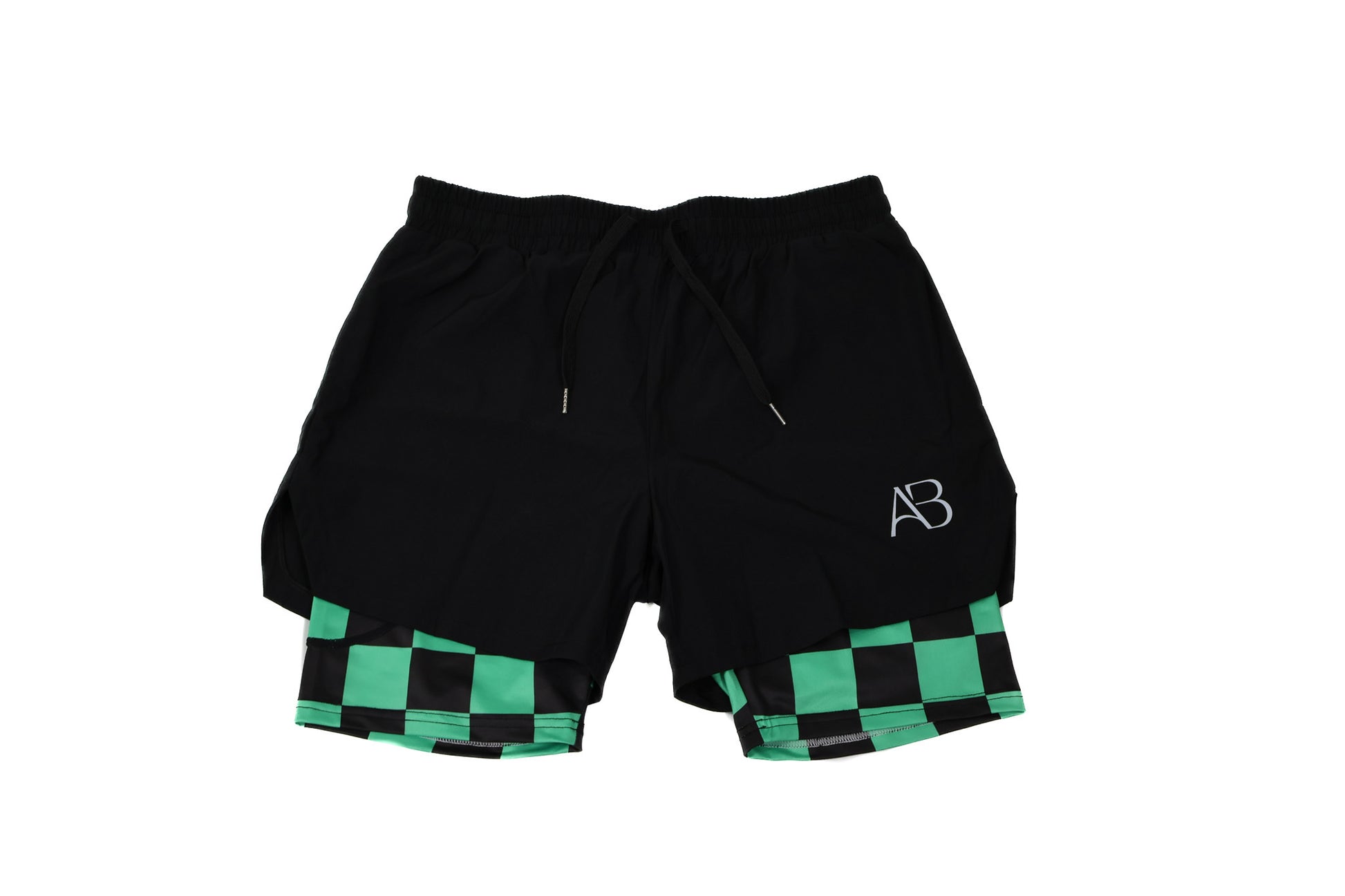 Gym Shorts with Built-in Compression Liner