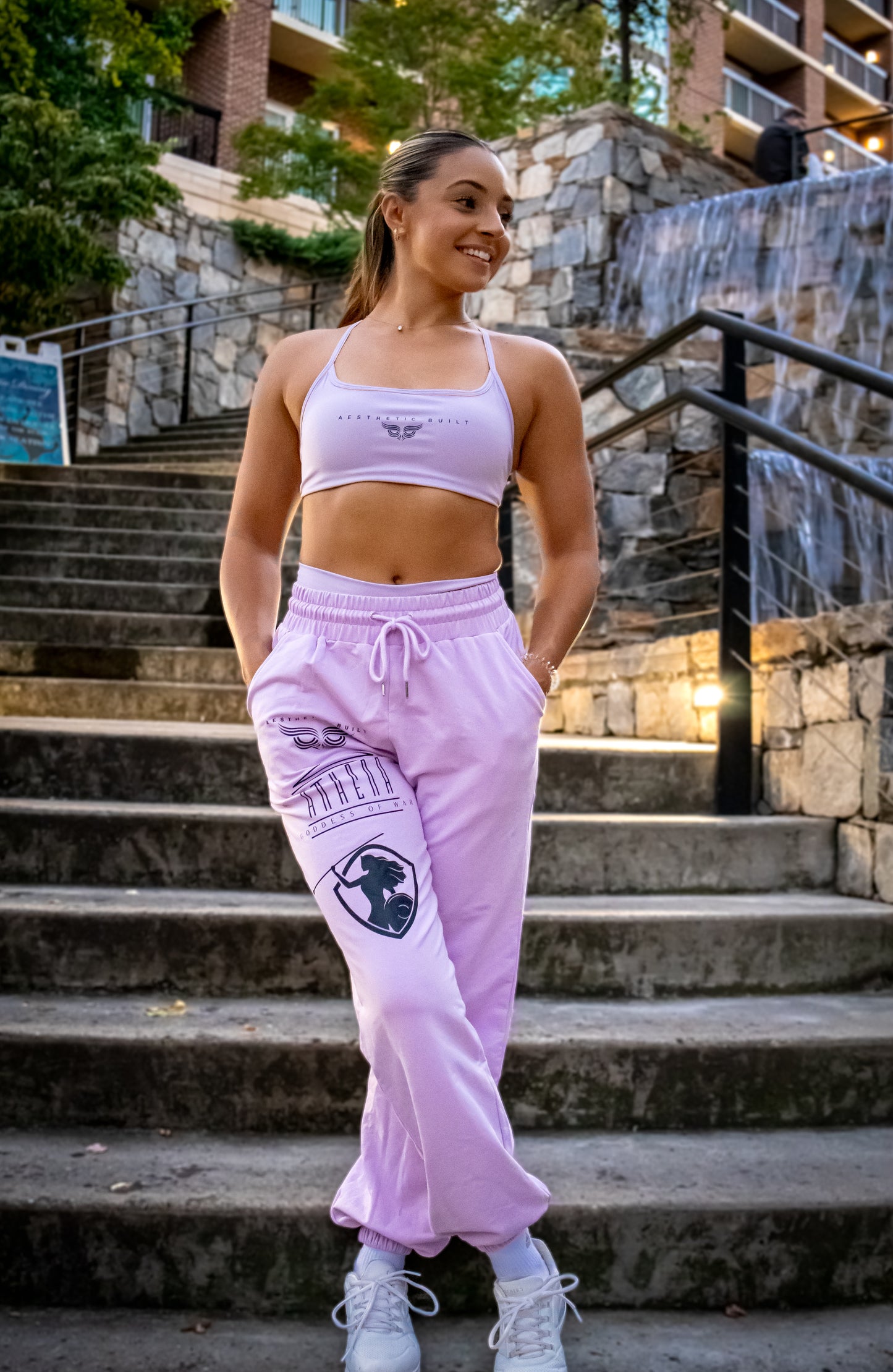 Lilac Athena Joggers