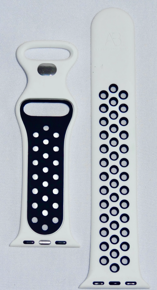 White Apple Watch Sport Band