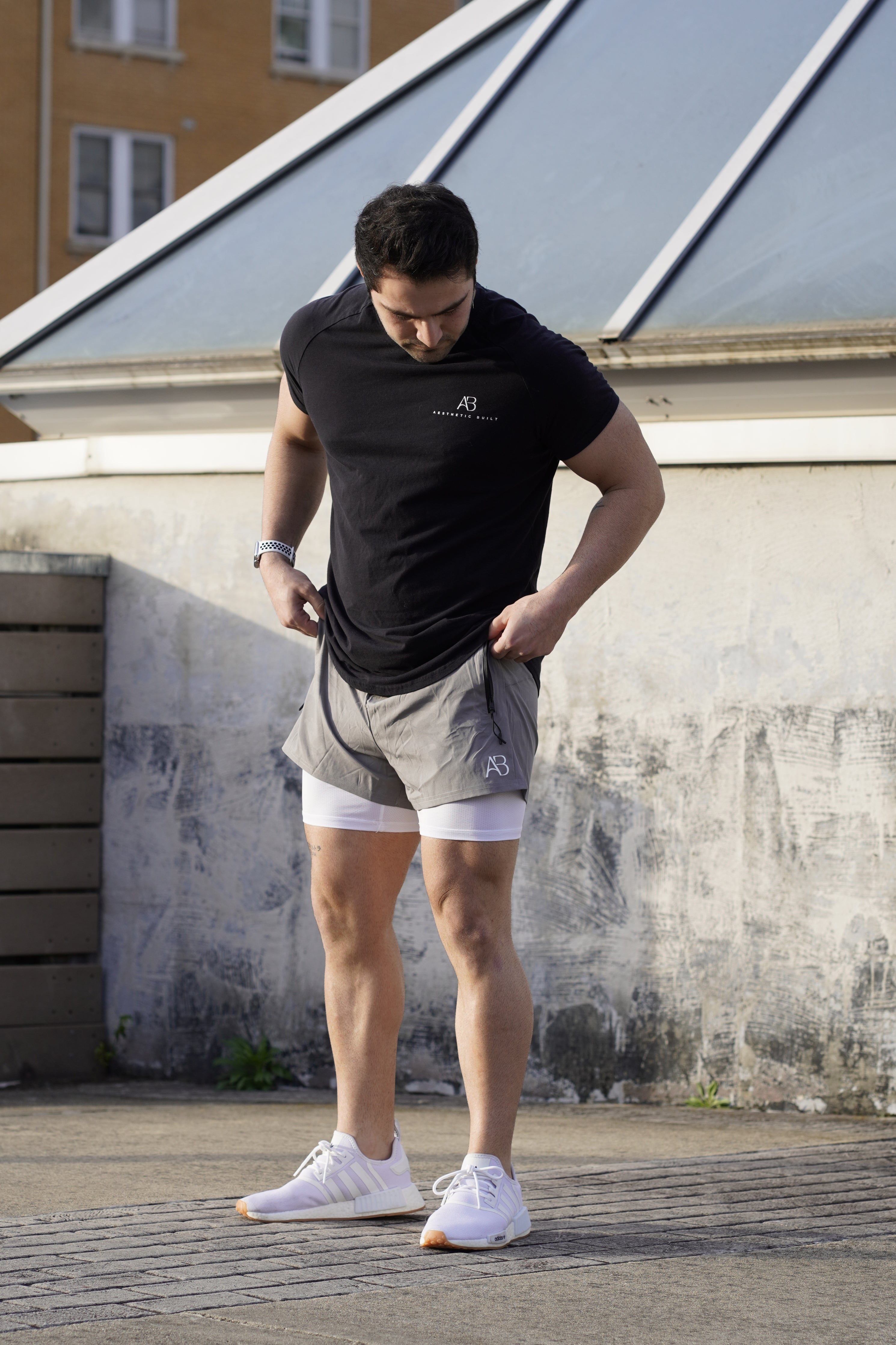 Shorts with cheap built in compression